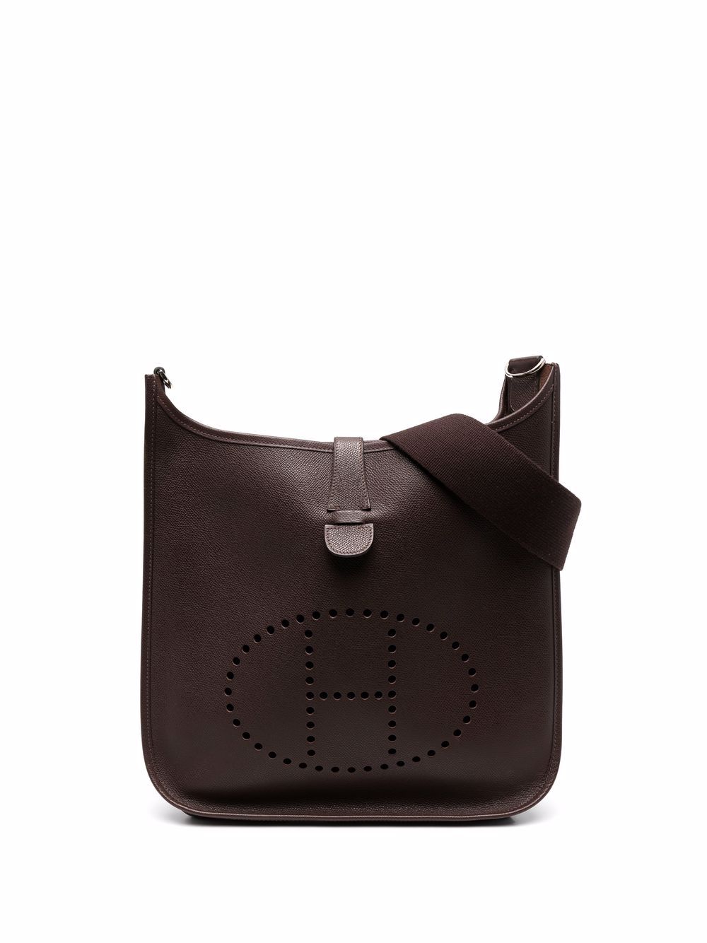 Hermès - pre-owned Evelyne GM shoulder bag - women - Calf Leather - One Size - Brown