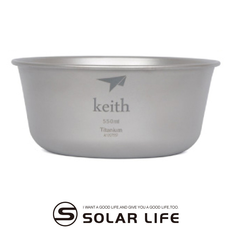 鎧斯Keith KT321純鈦輕量環保湯碗