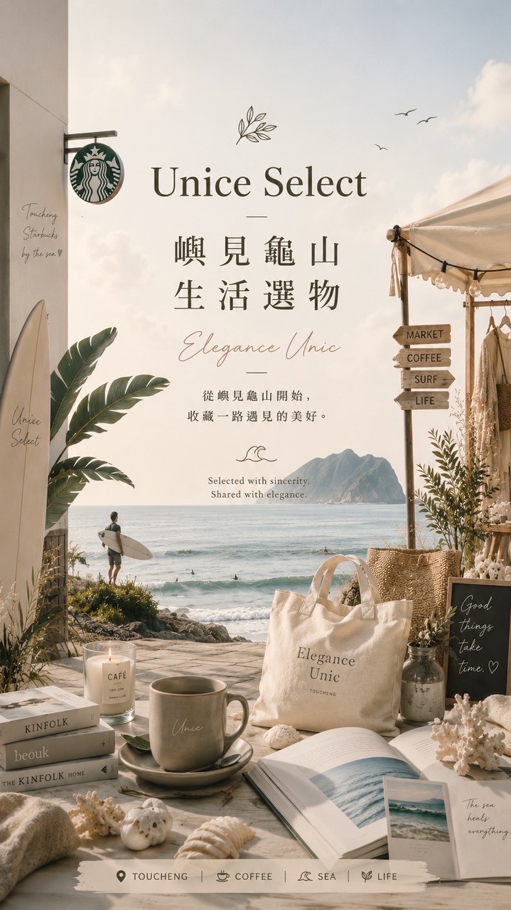🌿 Unice Select｜嶼見龜山 ・ 島嶼選物
