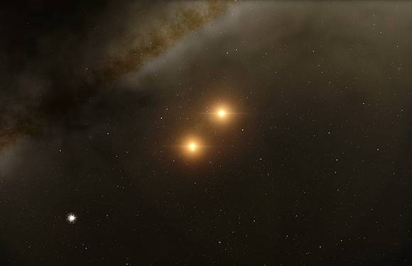 照片中百顆因未知原因失去光芒的恆星 可能是外星訊號