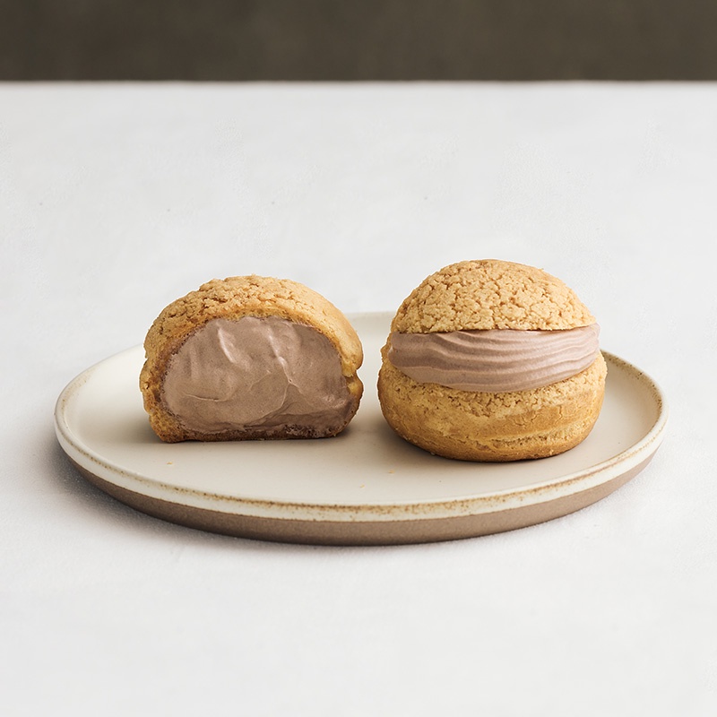 【紅葉蛋糕】巧克力菠蘿泡芙 3入