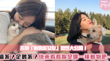 犬系？貓系？各類「動物系女友」習性大公開！快來看看SIS們是哪一種吧～