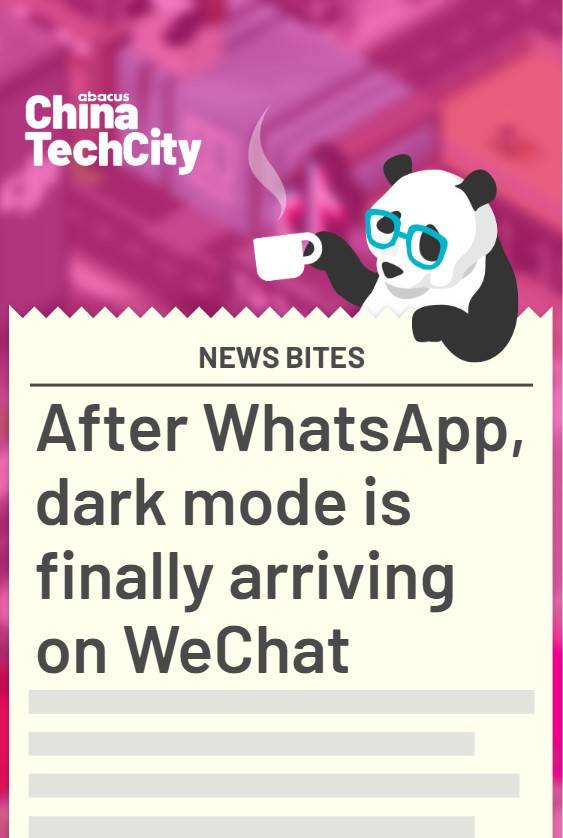After Whatsapp Dark Mode Is Finally Arriving On Wechat