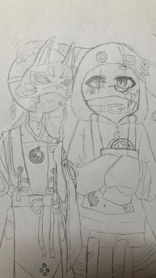 るぅむとカンヒュを描き合おうではないか