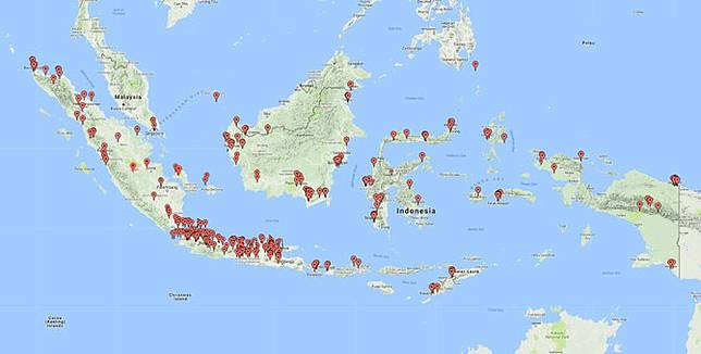 Peta Blusukan Jokowi Selama Hampir 3 Tahun Jadi Presiden