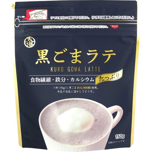日本原裝進口 適合用牛奶或豆乳沖泡 一杯(15g)約含6000粒黑芝麻 不含人工香料或甜味劑 添加日本產素焚糖和黃豆粉 可製成熱飲、夏季冰品或各式甜點