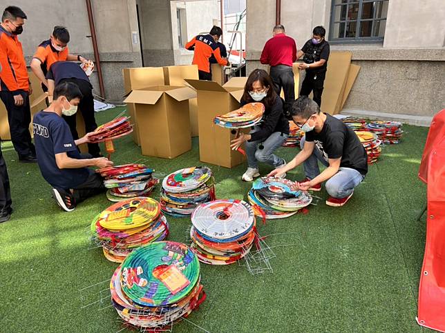 防火祈福消防燈籠寄日群馬展示 中華日報 Line Today