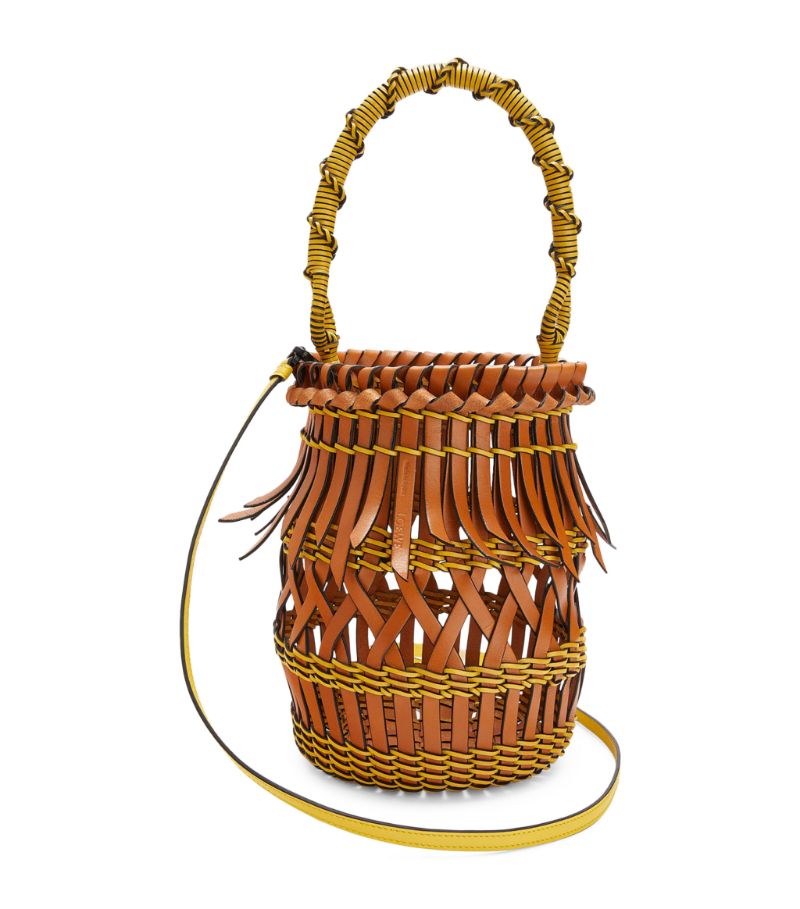 Loewe Calfskin Fringes Bucket Bag