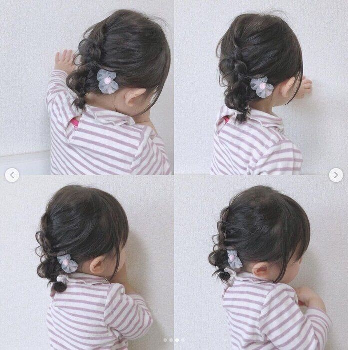 三つ編みが可愛い おしゃれキッズヘアアレンジ