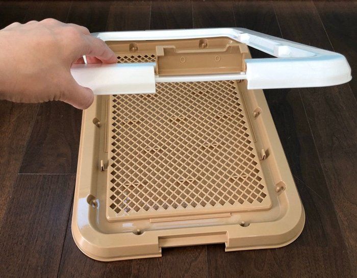 ダイソーで犬用トイレトレーを発見 実際に使ってみた