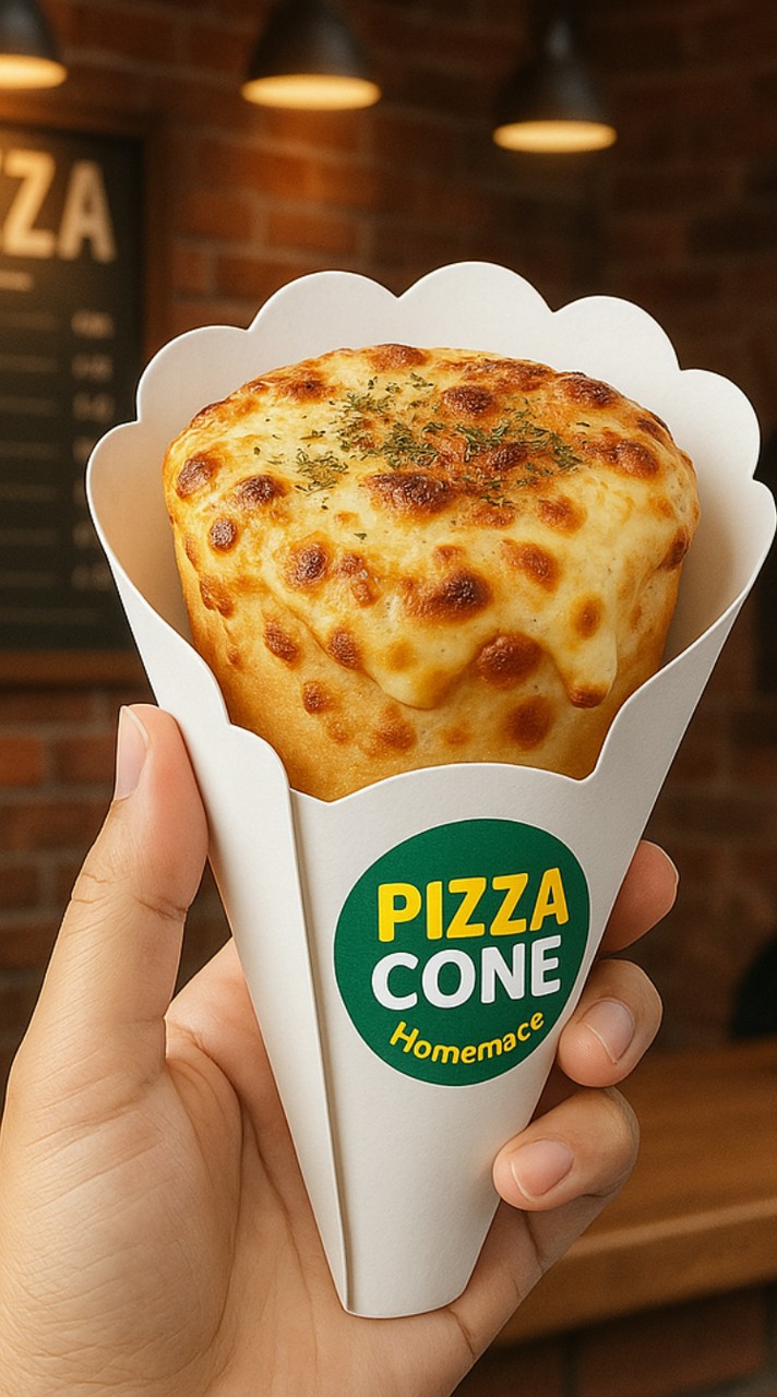 Pizzacone Homemade