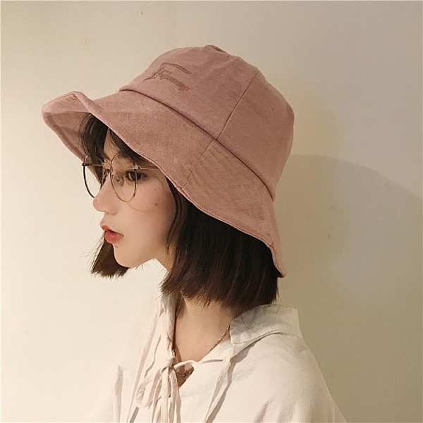 韓版秋冬chic出游遮陽盆帽日繫女生百搭 文藝漁夫帽