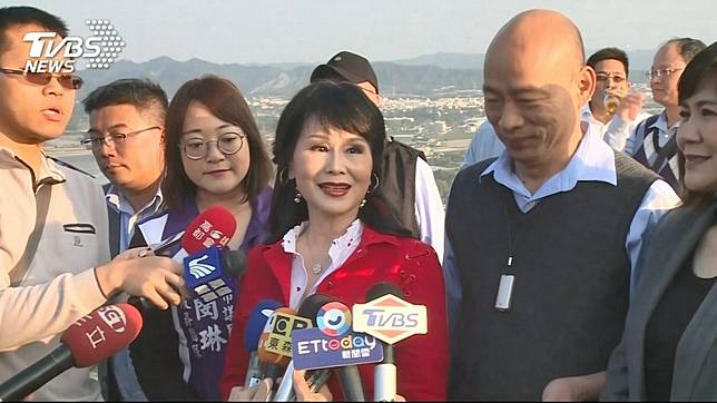 資深藝人張琍敏2019年2月替高雄市政府代言觀光景點「崗山之眼」。(圖／TVBS資料畫面)