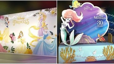 小美人魚30週年！迪士尼控必逛「Miravivi 公主的夢幻世界」台中開展，超多公主周邊、夜光步道美呆！