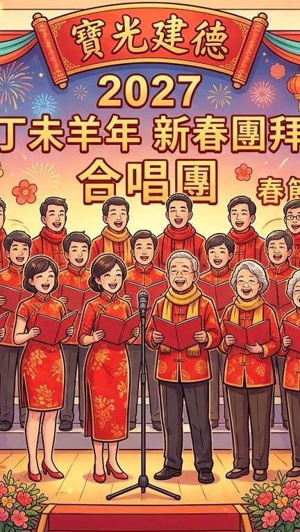 寶光建德丁未羊年新春團拜-合唱團