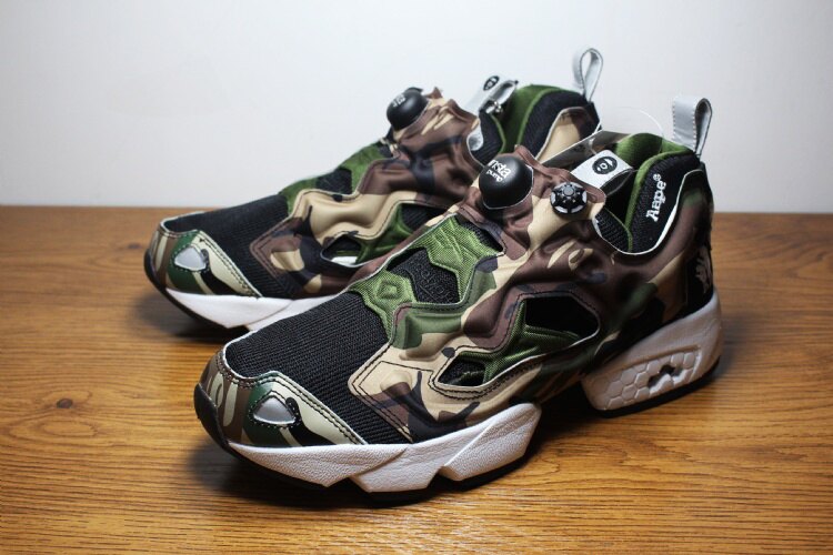 REEBOK INSTA PUMP FURY – “CAMO” 充氣跑鞋 情侶款