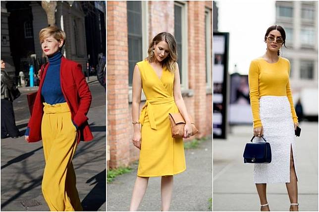 Tips Pakai Baju Kuning Untuk Wanita Usia 40 An Agar Telihat Lebih Muda Womantalk Com Line Today