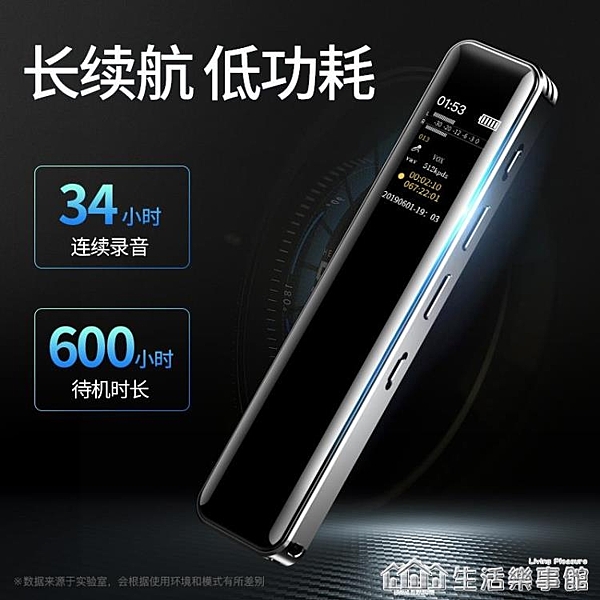 專業錄音筆高清降噪學生上課用會議轉文字mp3迷你小型大容量錄音機錄音器