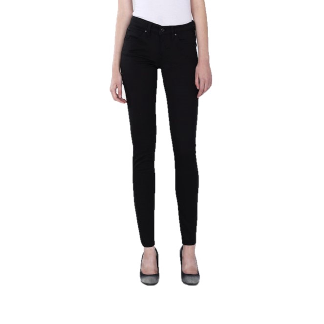 Calvin Klein 女裝 Pop黑色緊身牛仔褲 POP BLK STRETCH