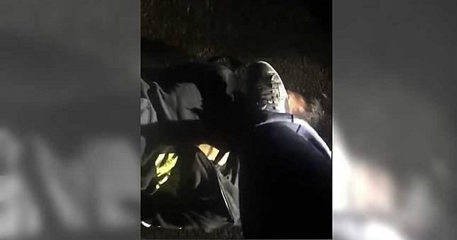 新北角頭逼竹聯堂主吞槍畫面曝光　逞凶後秒變孫子進警局