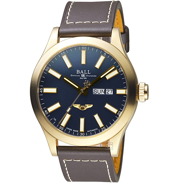 原廠公司貨n具日期、星期顯示窗n15支自體發光微型氣燈n鋁青銅金錶殼、鈦金屬底蓋