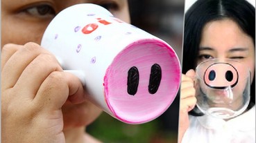 身為好媳婦，應該要送婆婆你的手作豬鼻杯，然後拍一張照片上傳⋯