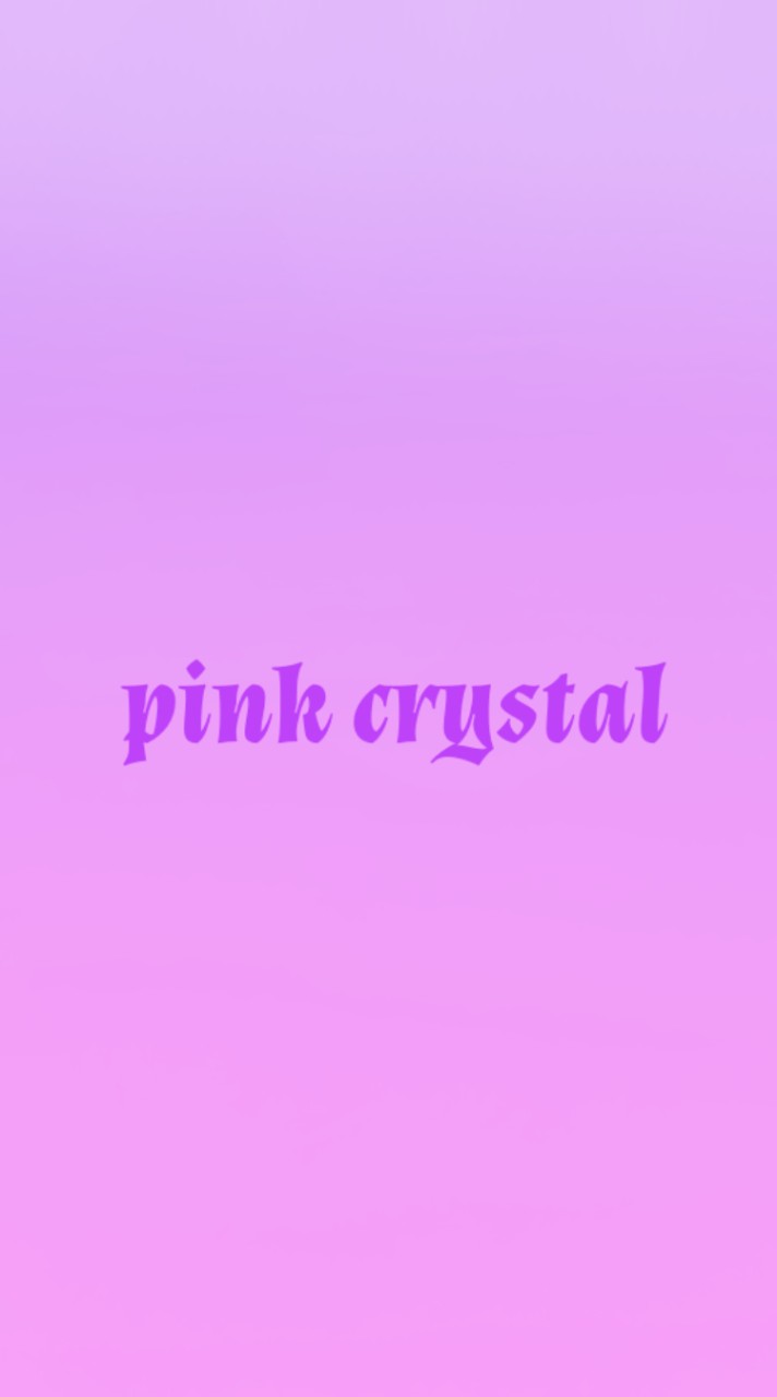 pink crystal.👸🏻🤴🏻
