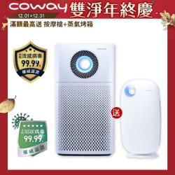 ◎高CADR 443 m3/h 大坪數也能快速防護空氣|◎Green Hepa濾網可過濾小至PM0.3懸浮微粒達99.97%|◎智慧節能模式 (最低僅不到5W)商品名稱:Coway綠淨力噴射循環空氣清