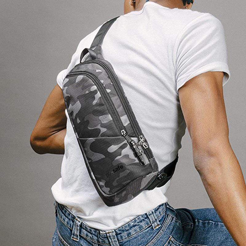 【新品優惠】Vibe 150 防盜探險 側背胸包 2.5L 迷彩黑 迷彩黑