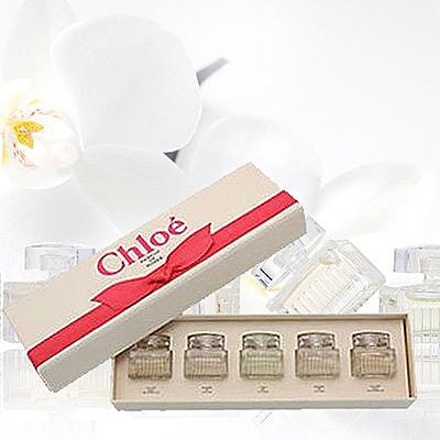 Chloe' 小香禮盒(紅蝴蝶結 經典同名淡香精/ roses玫瑰/ 水漾玫瑰 )5mlx5入【特惠】§異國精品§
