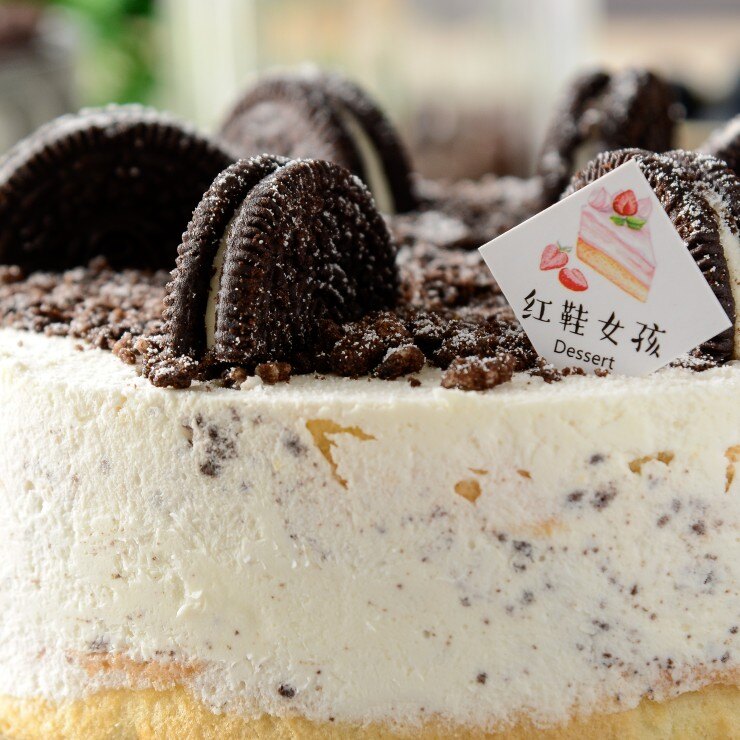 OREO 巧克力蛋糕 (6吋) 重乳酪+ 香濃巧克力牛奶夾餡 ✿ 姊妹.家庭野餐甜點 下午茶甜點 【紅鞋女孩手作甜點工作室】