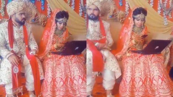 Viral, Pengantin Wanita India Ini Masih Saja Buka Laptop di ...