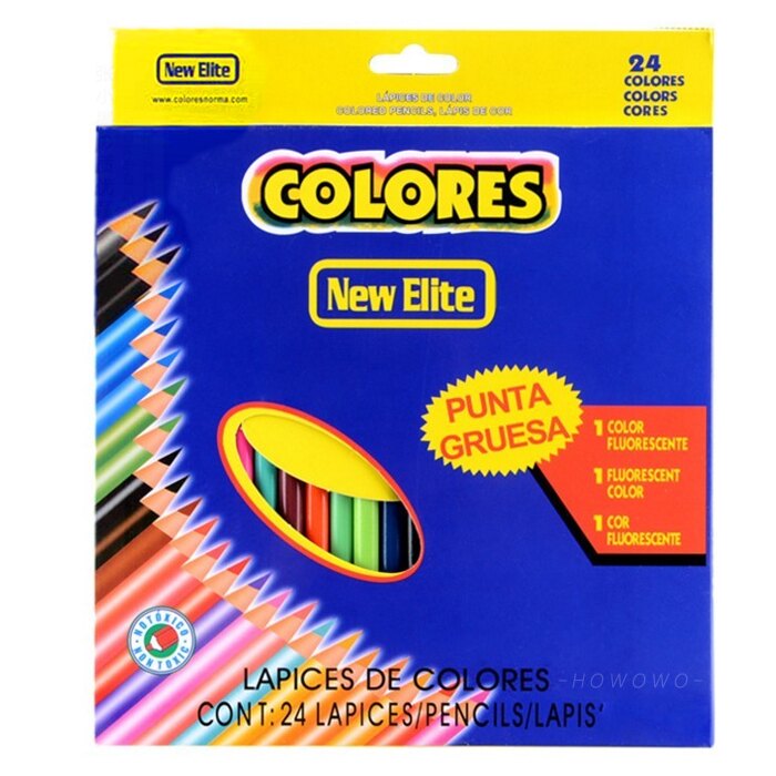 COLORS 油性色鉛筆 (24色) 六角色鉛筆 彩色鉛筆 文具 5348 好娃娃。嬰幼兒與孕婦人氣店家好娃娃親子生活館的樂 ➤ 益智成長玩具、一般玩具有最棒的商品。快到日本NO.1的Rakuten樂