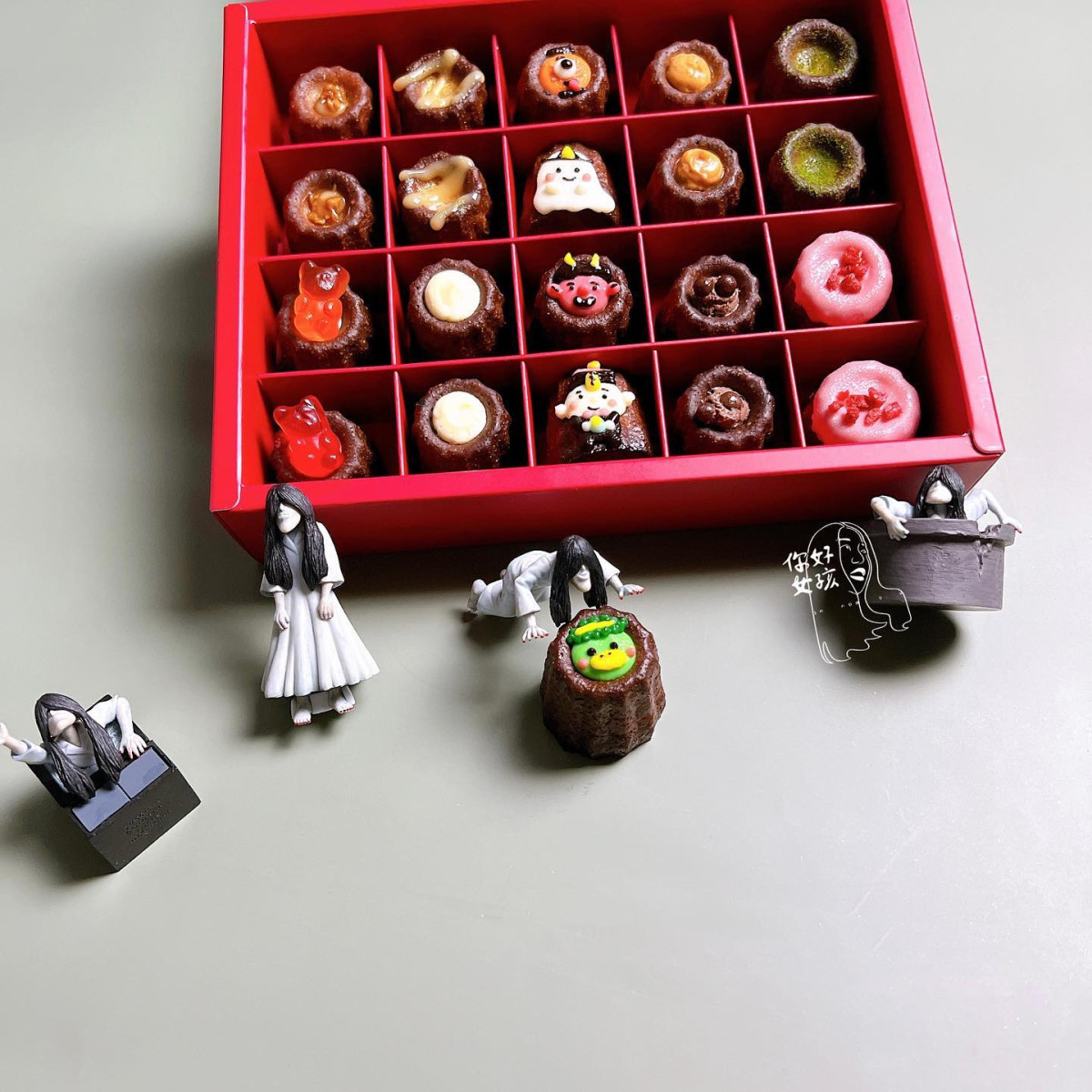 最萌殭屍餅乾！手工餅乾推薦「你好女孩」推殭屍餅乾、殭屍可麗露，超可愛直接宅配到家