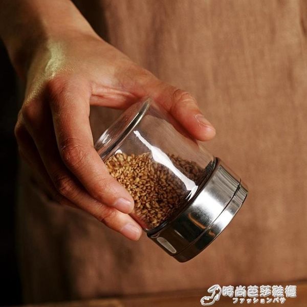 燒烤用品 【2支】進口玻璃胡椒調味瓶椒鹽調料罐燒烤廚房用品家用佐料鹽罐 時尚芭莎