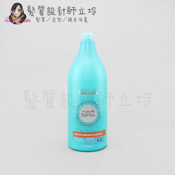 立坽『洗髮精』台灣萊雅公司貨 LOREAL 清新Hair SPA睡蓮淨化洗髮乳1500ml IH01