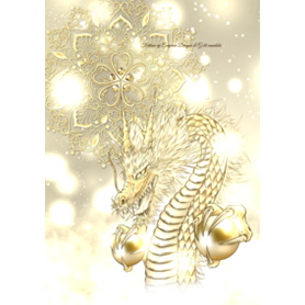 金運爆上☆皇帝龍×ルチルクォーツ×曼荼羅
