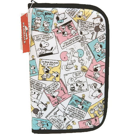 【波克貓哈日網】外出旅行收納◇SNOOPY系列◇《白底黑邊》