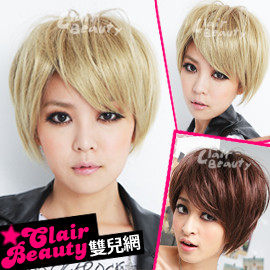 土屋安那搖滾ROCK視覺系短髮【101E】與日本同步流行擬真係假髮☆雙兒網☆