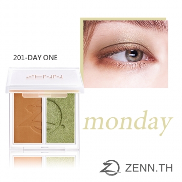 粉質細緻親膚，輕鬆暈染不結塊型色兼具，磨砂簡約質感，小巧好攜帶通過嚴酷的防水測試，沖水也不擔心暈染脫妝From Day 1 to Day 6，交給ZENN為你搭配的每日必勝眼妝。省去搭配與選擇的困擾，