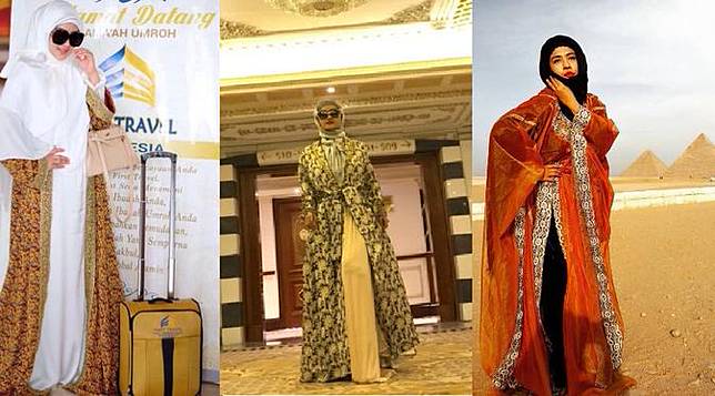 Deretan Artis yang Pakai Gaun Anniesa Hasibuan Saat Umrah Deretan Artis yang Pakai Gaun Anniesa Hasibuan Saat Umrah