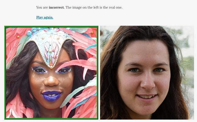 這兩張臉有一張是真人？這個網站考考你區分AI假臉與真臉的差別能力
