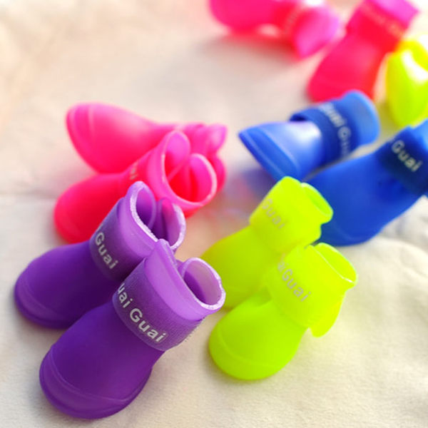 狗狗鞋子防滑防臟寵物雨靴大狗鞋子貴賓泰迪寵物軟底防水小狗雨鞋