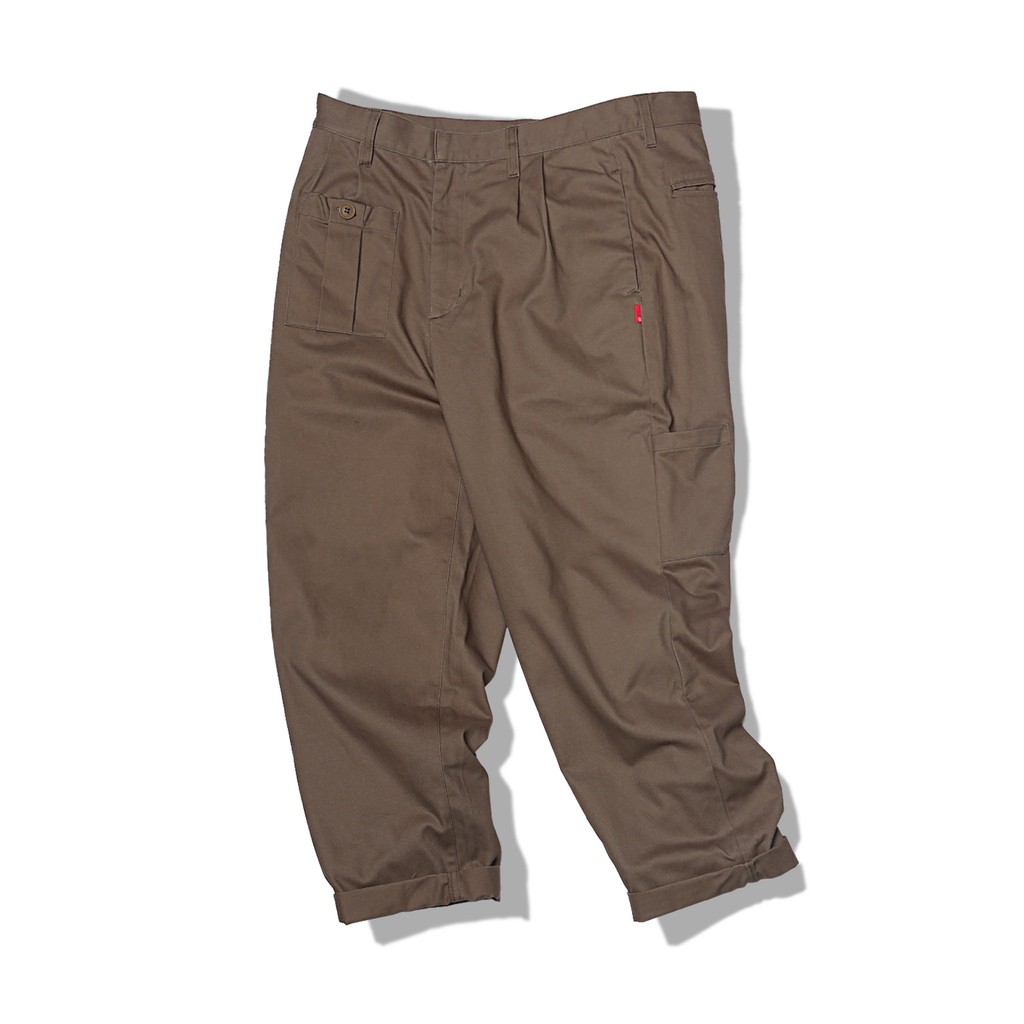 [B-SIDE網路直營賣場] BS TAPERED CHINO 咖啡色錐形工作褲