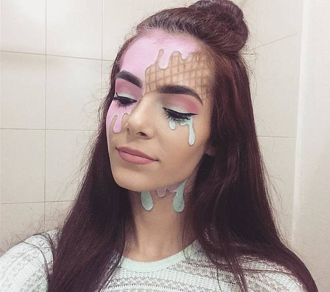 Wow, Begini Lho Ternyata Makeup Look Ice Cream yang Hits di Instagram! 