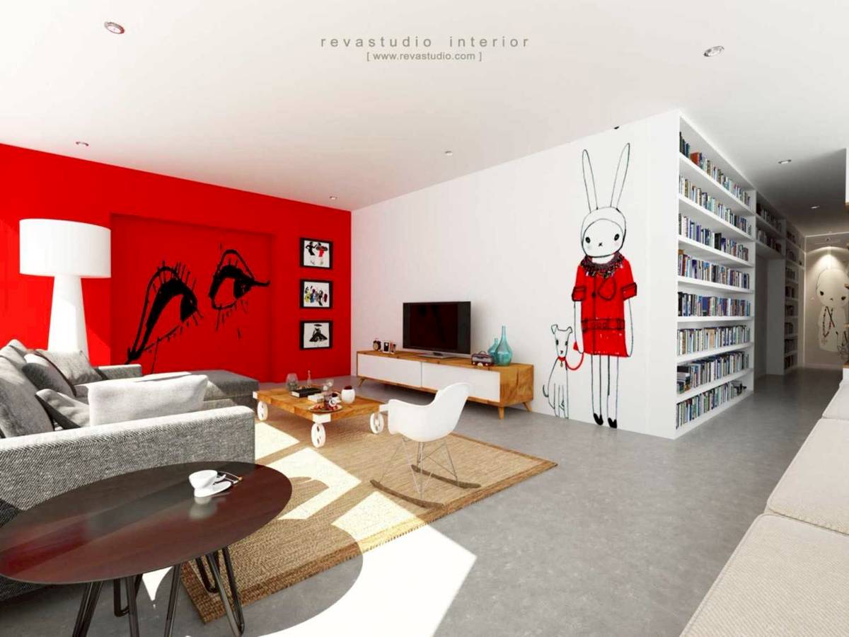 Inspirasi Desain Mural Keren Untuk Menghias Dinding Rumah Minimalis Anda Arsitag Com Line Today