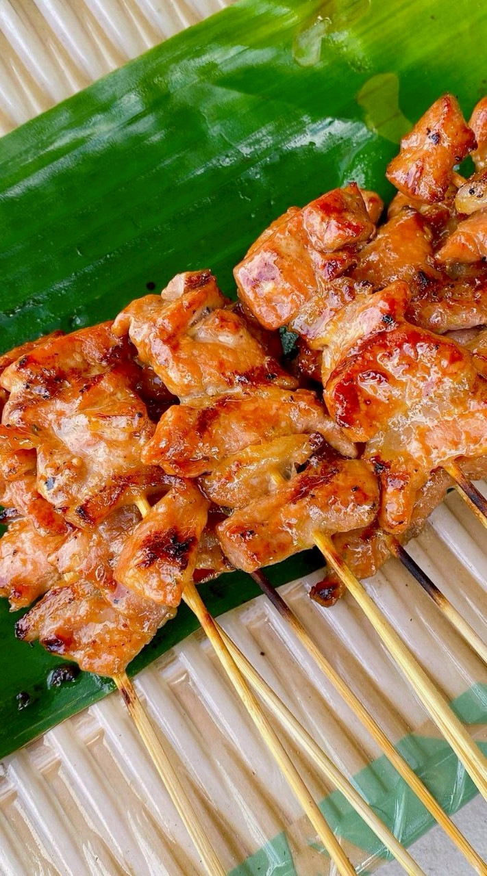 หมูปิ้งทรงโจร @ตลาดKU