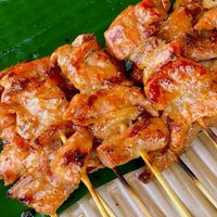 หมูปิ้งทรงโจร @ตลาดKU