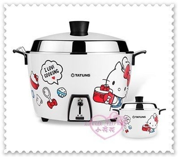 ♥小花花日本精品♥ Hello Kitty 11人份 不鏽鋼 聯名 雙重包覆電源線 台灣製造 SGS認證23012301