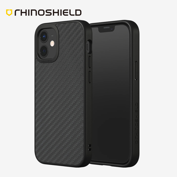 iphone 12 mini 犀牛盾solidsuit碳纖維防摔背蓋手機殼【rsssa58】